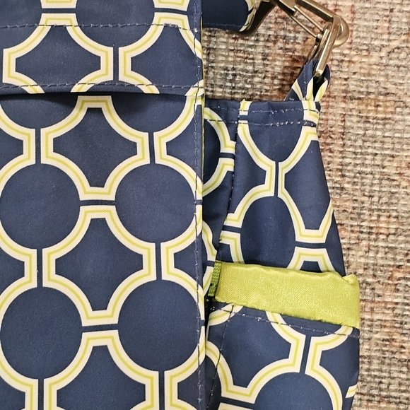 JuJuBe Royal Envy Diaper Bag Mom‎ Shoulder Bag Baby Waterproof Blue Green NWOT - Picture 6 of 11